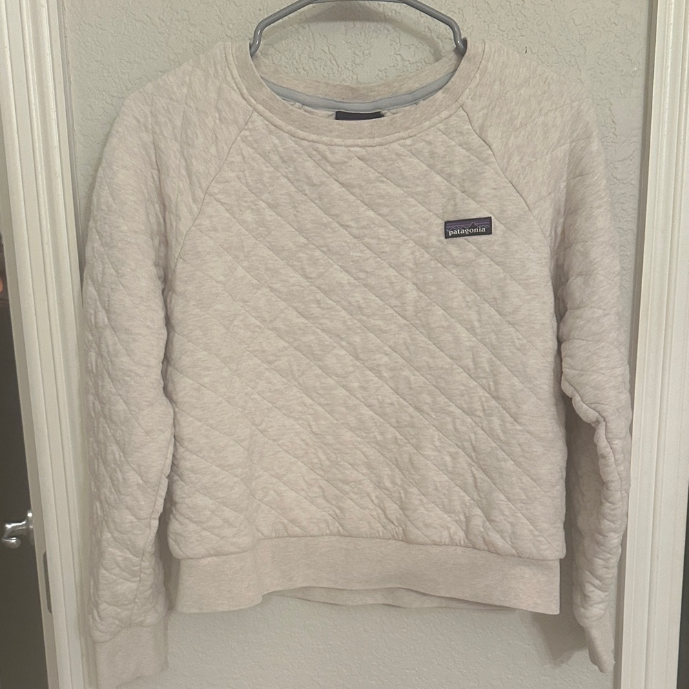 Patagonia Off-White Quilted Pullover